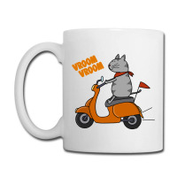 Trending Grey Cat On A Scooter Coffee Mug | Artistshot