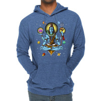 Womens Shiva Hindu God Zen Yoga Meditation Hinduism Spiritual Vneck Lightweight Hoodie | Artistshot