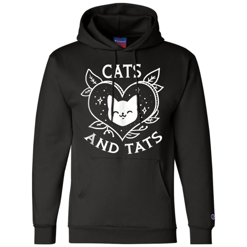 Funny Cats And Tats Product   Tattoo Art Design Tank Top Champion Hoodie | Artistshot