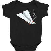 Paper Airplane Flying Paper Plane Master Origami T Shirt Baby Bodysuit | Artistshot