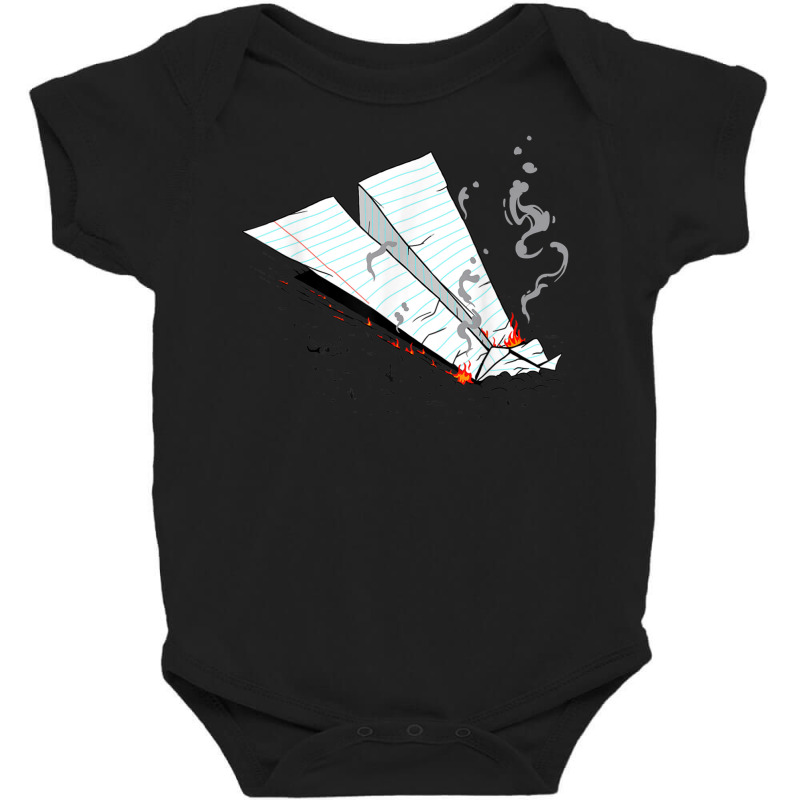 Paper Airplane Flying Paper Plane Master Origami T Shirt Baby Bodysuit | Artistshot