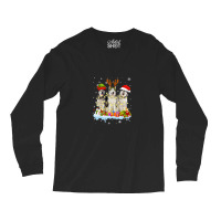 Cute Alaskan Malamute Santa Hat Long Sleeve Shirts | Artistshot