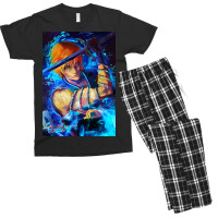 Blue Shinigami Poster Love Men's T-shirt Pajama Set | Artistshot