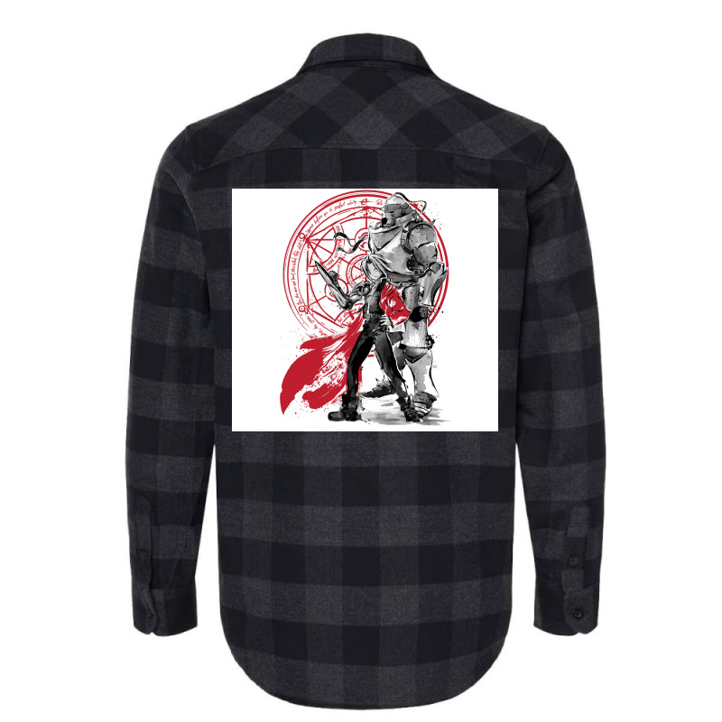 Brotherhood Sumie Poster Love Flannel Shirt by vulumagelsyh | Artistshot