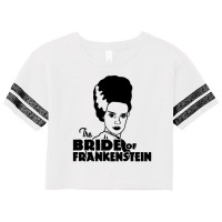 The Bride Of Frankenstein Halloween Scorecard Crop Tee | Artistshot