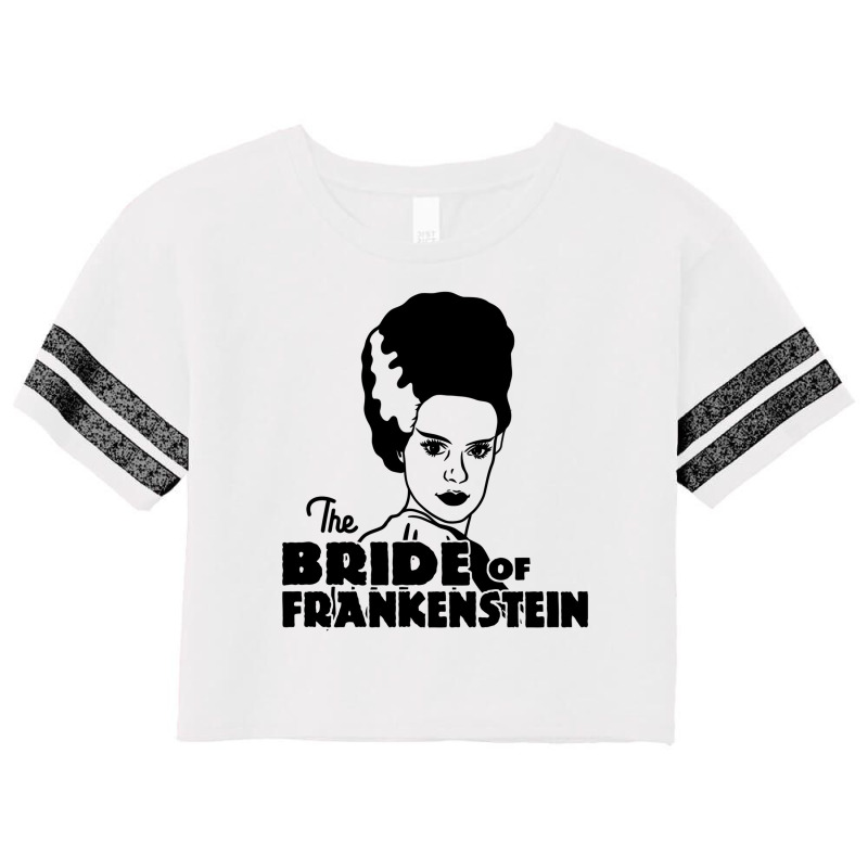 The Bride Of Frankenstein Halloween Scorecard Crop Tee by Antonio M Moore | Artistshot