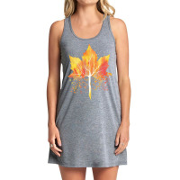 Autumn T  Shirt Leaf Autumn Tree Orange Fall Leaves Lover Season T  Sh Tank Dress | Artistshot