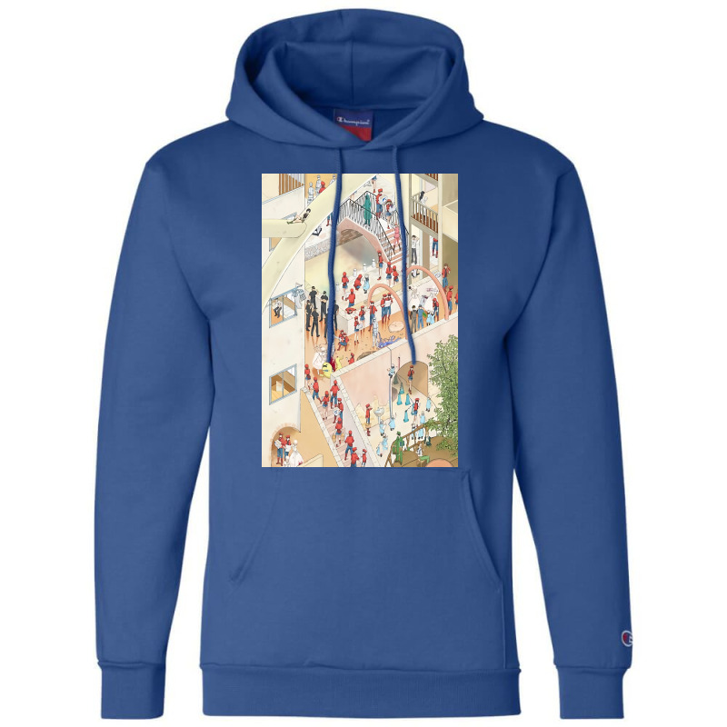 Cells At Work Ambiance Poster Quote Champion Hoodie by vulumagelsyh | Artistshot