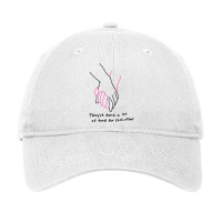 Normal People Holding Hands Quote Adjustable Cap | Artistshot