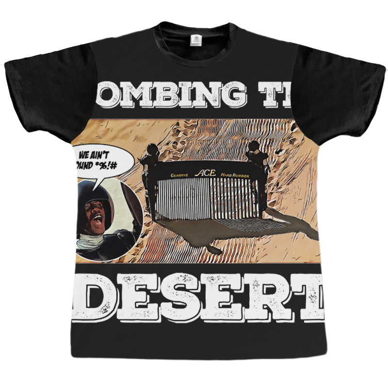 Limited Edition Combing The Desert Graphic T-shirt by Milne Charlton | Artistshot