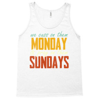 Womens We Cuss On Them Monday   Pray On Them Sundays Funny Vneck Tank Top | Artistshot