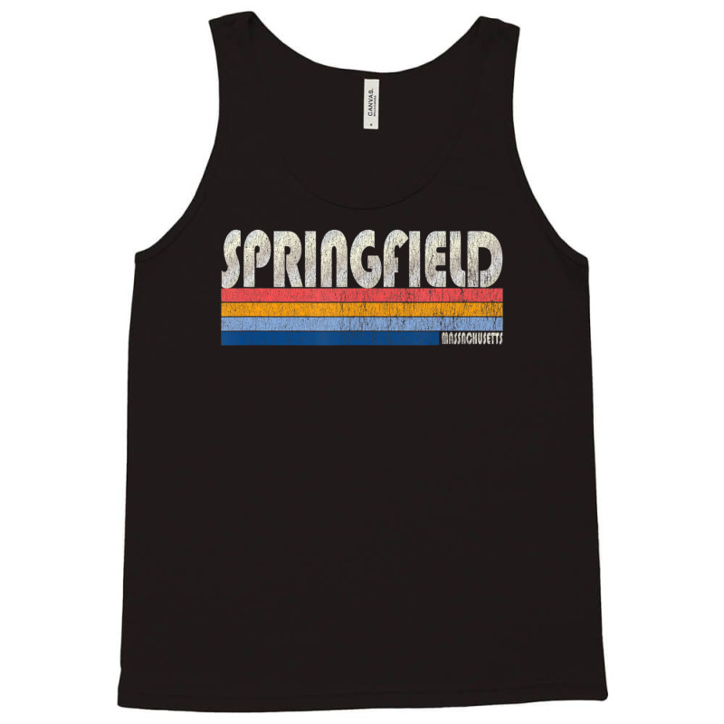 Vintage 70s 80s Style Springfield Ma Tank Top | Artistshot