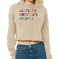 Latin America Culture Gift National Hispanic Heritage Month Cropped Hoodie | Artistshot