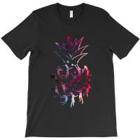 Volleyball Pineapple Galaxy T-shirt | Artistshot