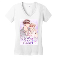 Manwha Cool Women's V-neck T-shirt | Artistshot