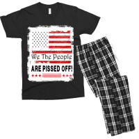 We The People  Are Pissed Off Parchment Flag Classic Men's T-shirt Pajama Set | Artistshot