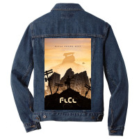 Flcl Concept Poster Poster Men Denim Jacket | Artistshot