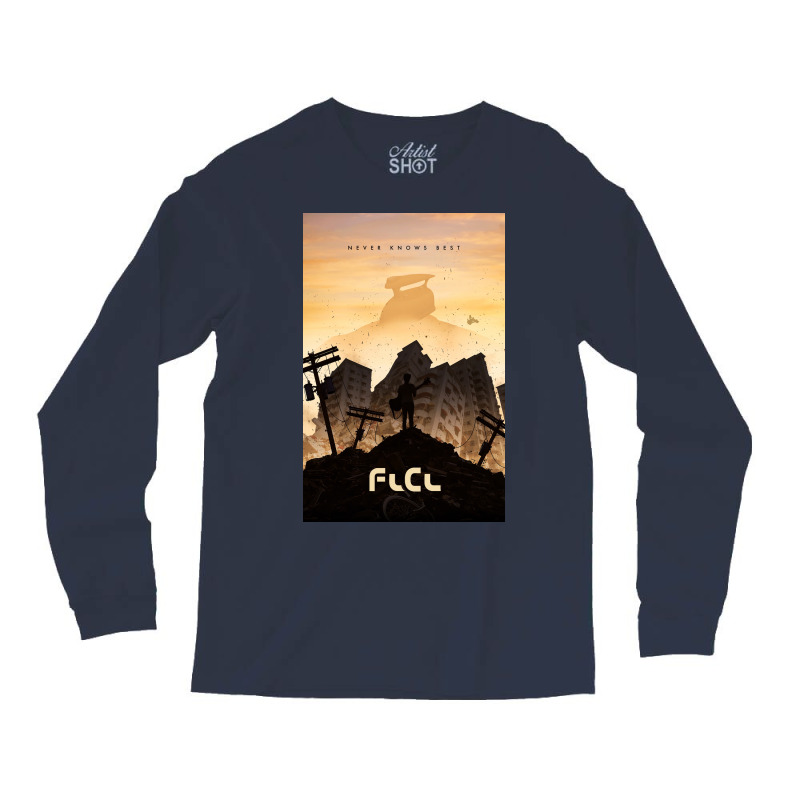 Flcl Concept Poster Poster Long Sleeve Shirts | Artistshot