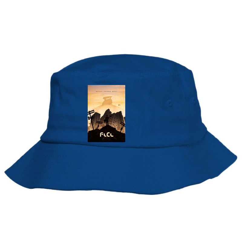 Flcl Concept Poster Poster Bucket Hat | Artistshot