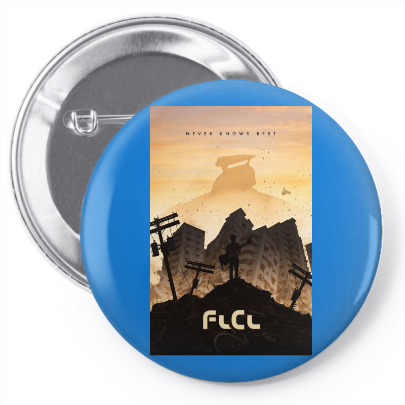 Flcl Concept Poster Poster Pin-back Button | Artistshot