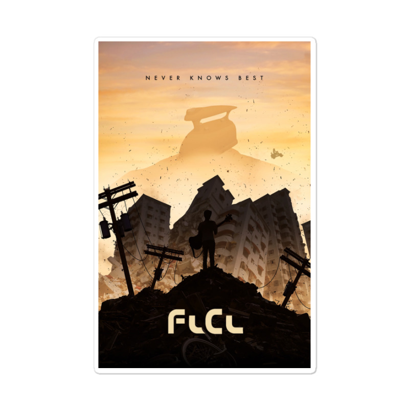 Flcl Concept Poster Poster Sticker | Artistshot