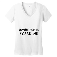 Normal People Scare Me  Ahs Women's V-neck T-shirt | Artistshot