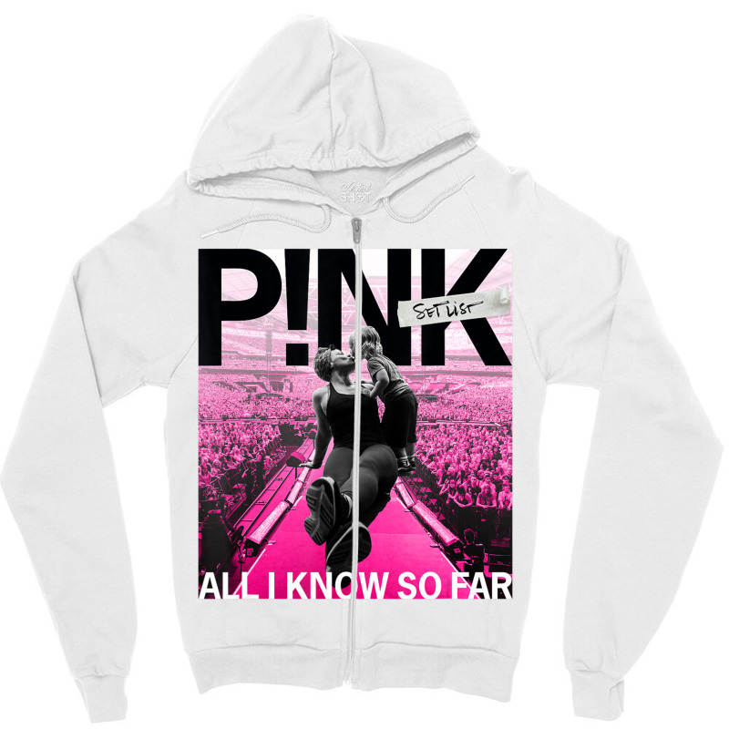 Pink Official All I Know So Far Zipper Hoodie by Min09 | Artistshot