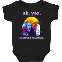 Hot Trend Ah Yes Enslaved Moisture Dank Retro 80s Vaporwave Baby Bodysuit | Artistshot