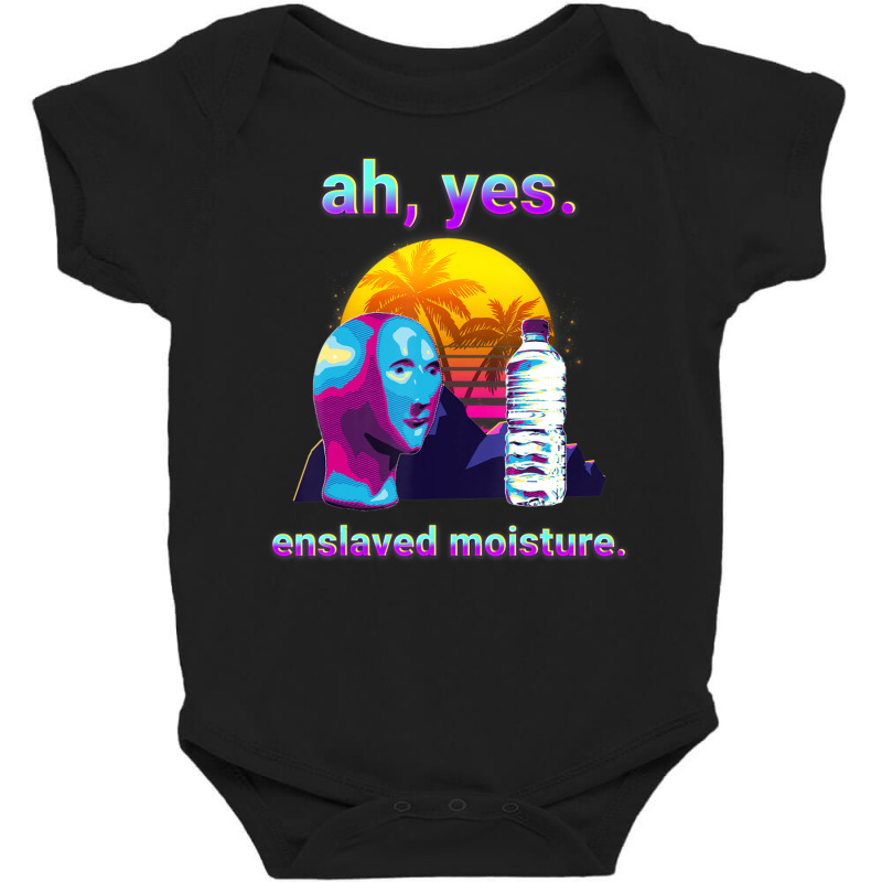 Hot Trend Ah Yes Enslaved Moisture Dank Retro 80s Vaporwave Baby Bodysuit by haodinhvan1 | Artistshot