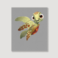 Squirt From Finding Nemo Portrait Canvas Print | Artistshot