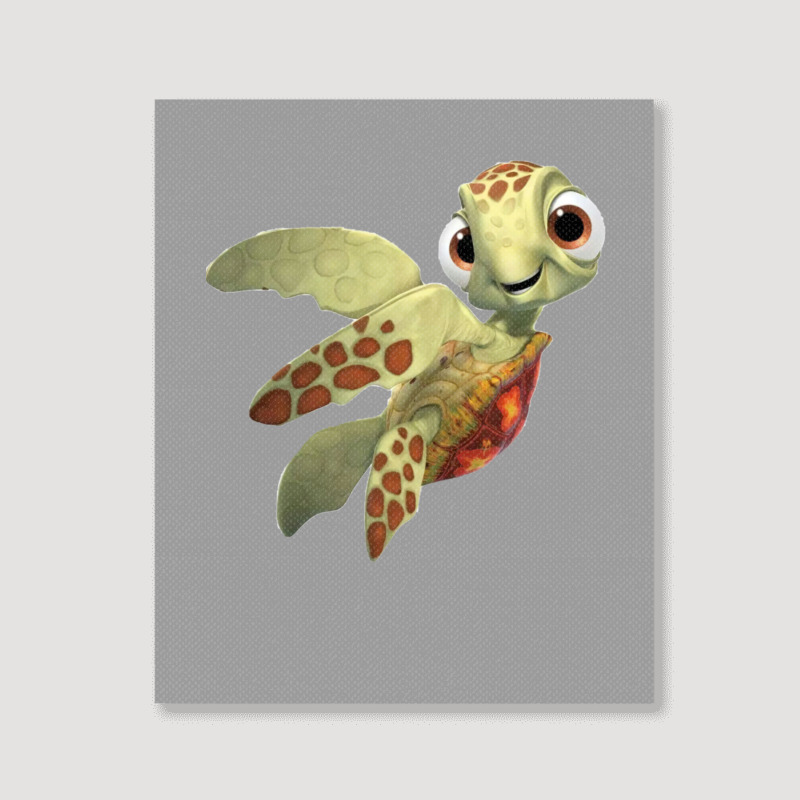 Squirt From Finding Nemo Portrait Canvas Print | Artistshot