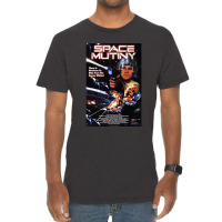 Space Mutiny 1988 Cult Space Opera Action Movie Poster Vintage T-shirt | Artistshot