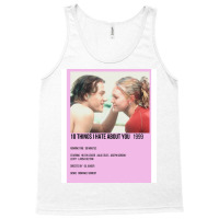 10 Things I Hate About You Minimalist Movie Postersticker Tank Top | Artistshot