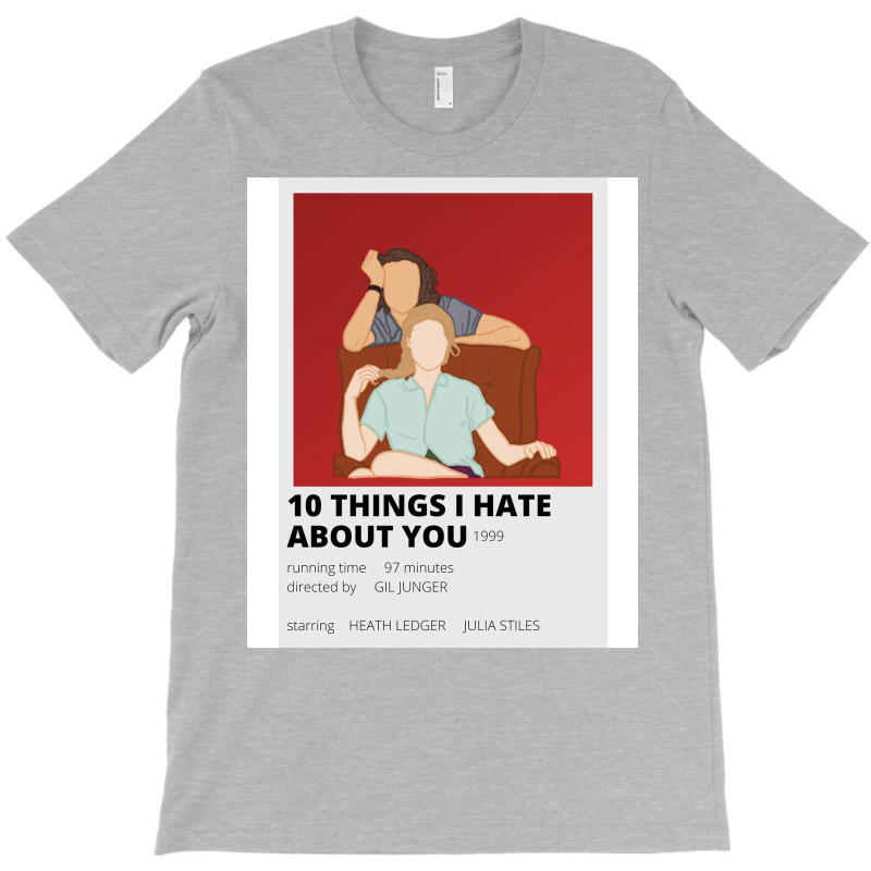 10 Things I Hate About You Minimalist Poster T-shirt | Artistshot