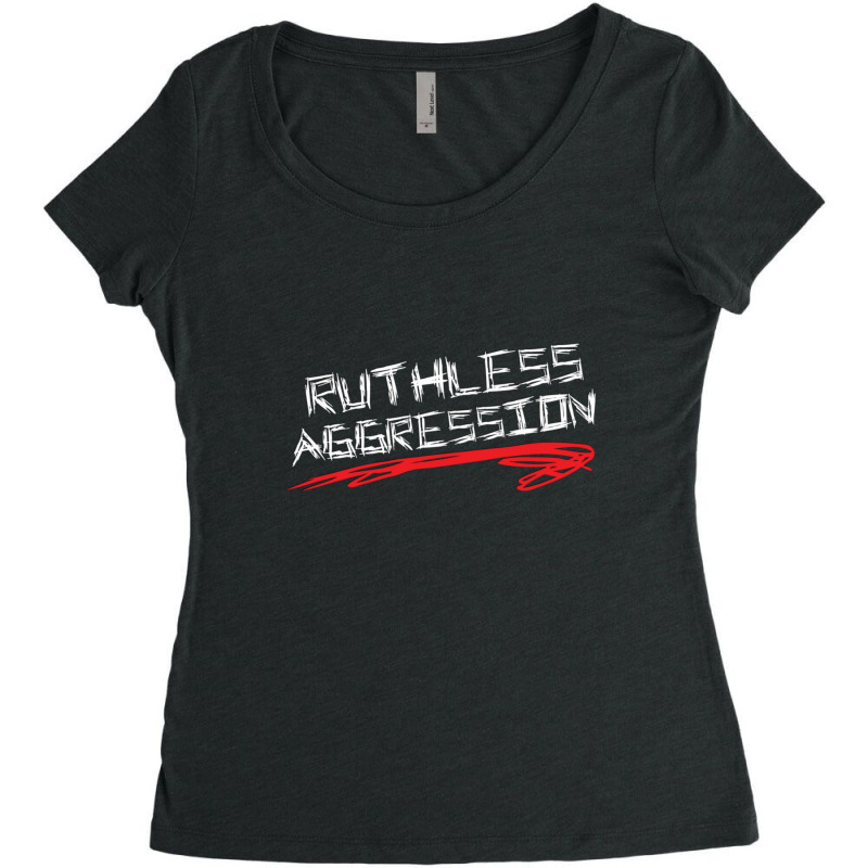 Ruthless Aggression Women's Triblend Scoop T-shirt by StefanyIveson | Artistshot