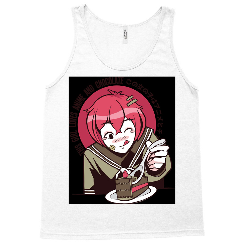 Anime Chocolate Poster Trending Tank Top | Artistshot