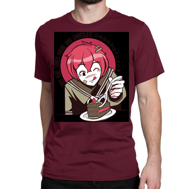 Anime Chocolate Poster Trending Classic T-shirt | Artistshot