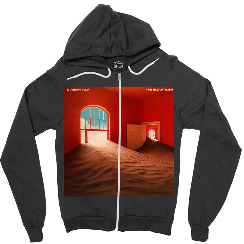 Tame Impala Slow Rush Zipper Hoodie by GiaMuller | Artistshot