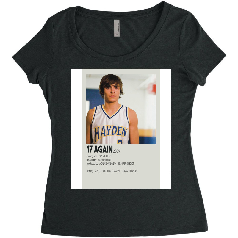 17 Again 2009  Movie Poster Women's Triblend Scoop T-shirt by kaksarkunioj | Artistshot