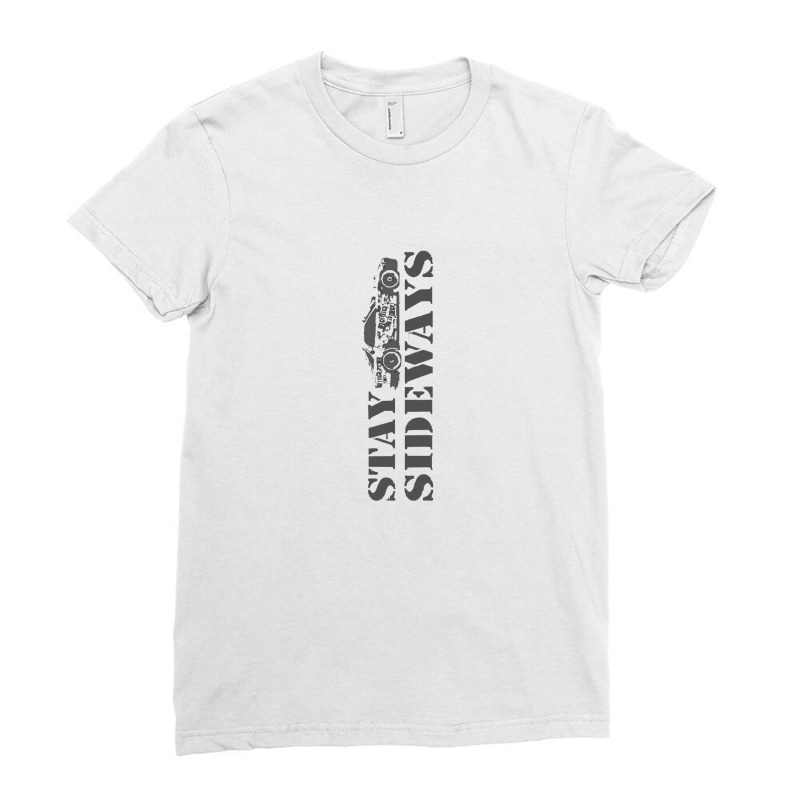 Stay Sideways! Rx 7 Ladies Fitted T-Shirt by apolitery | Artistshot