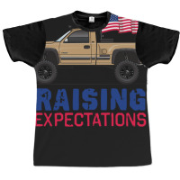 Raising Expectations Gold Graphic T-shirt | Artistshot