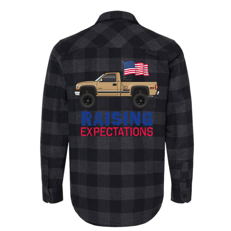 Raising Expectations Gold Flannel Shirt | Artistshot