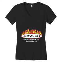 Limited Edition New Jersey Where The Weak Are Killed And Eaten Women's V-neck T-shirt | Artistshot