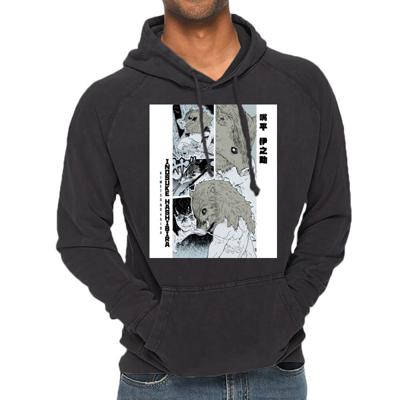 Inosuke Hashibira Poster Cool Vintage Hoodie | Artistshot