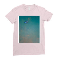 A Minimalism Of A Fishing Boat In The Philippines Ladies Fitted T-shirt | Artistshot