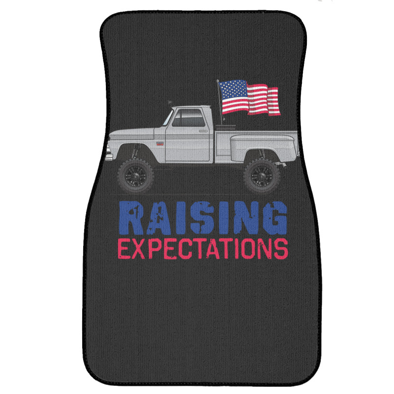 Raising Expectations Silver Front Car Mat | Artistshot