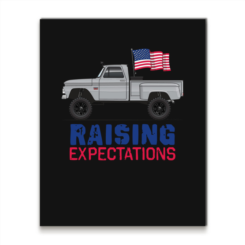 Raising Expectations Silver Metal Print Vertical | Artistshot