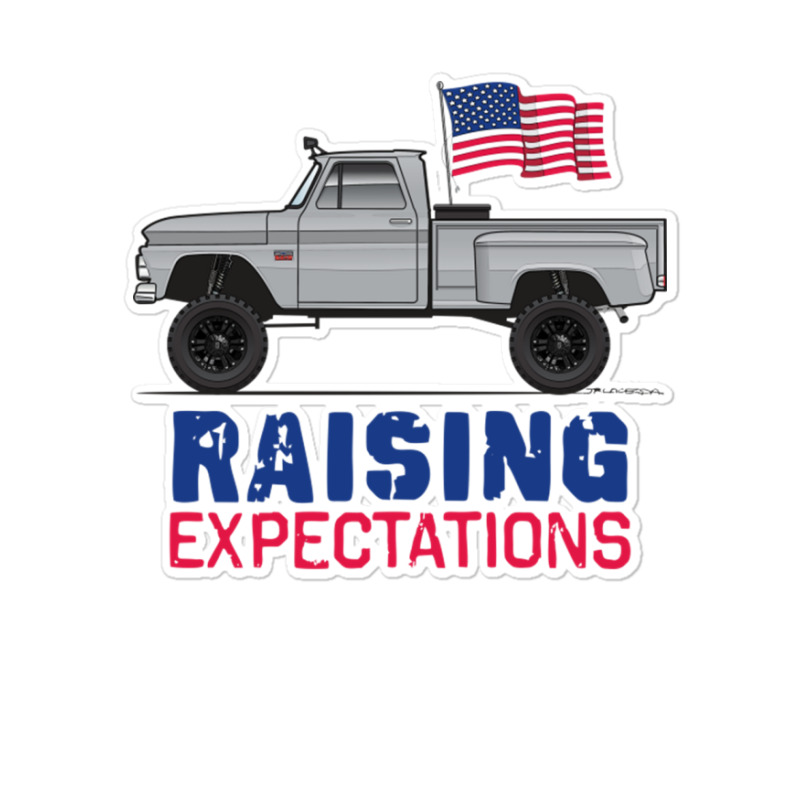 Raising Expectations Silver Sticker | Artistshot