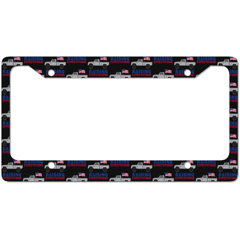 Raising Expectations Silver License Plate Frame | Artistshot