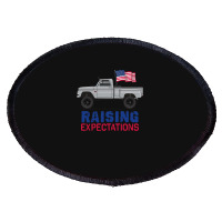 Raising Expectations Silver Oval Patch | Artistshot